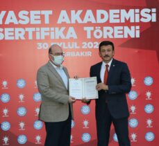 AK Parti Genel Başkan Yardımcısı Dağ, “Siyaset Akademisi Sertifika Töreni”nde konuştu: