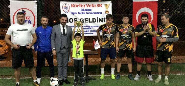 Ataşehir'de Körfez Vefa SK Ayak Tenisi Turnuvası yapıldı