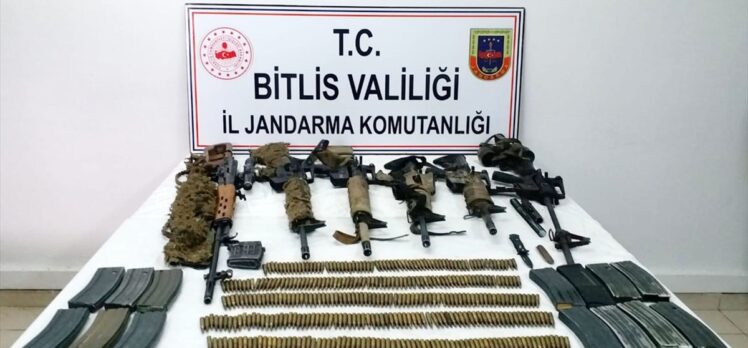Bitlis'te 6 teröristin etkisiz hale getirildiği operasyonda silah ve mühimmat bulundu