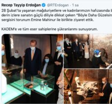 Cumhurbaşkanı Erdoğan'dan “Böyle Daha Güzelsin” sergisi paylaşımı