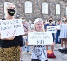 Danimarka’da “Moria kampındaki sığınmacıların ülkeye kabulü” için gösteri yapıldı
