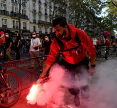 Fransa'da Macron ve hükümet karşıtı protestolar düzenlendi