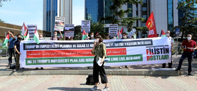 İsrail'le normalleşme anlaşmaları İstanbul'da protesto edildi