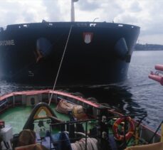 İstanbul Boğazı'nda arızalanan 292 metrelik gemi kurtarıldı