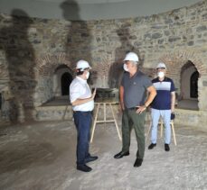 Kültür ve Turizm Bakanı Ersoy Galata Kulesi'ndeki çalışmaları denetledi