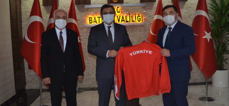 Musa Aydın'dan Batman Petrolspor Güreş Takımı'na ziyaret