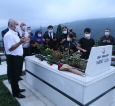 Şehit Başsavcı Murat Uzun, Samsun'da mezarı başında anıldı