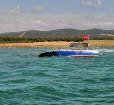 Tekirdağ'da karaya oturan teknedeki 3 kişi sahil güvenlik ekiplerince kurtarıldı
