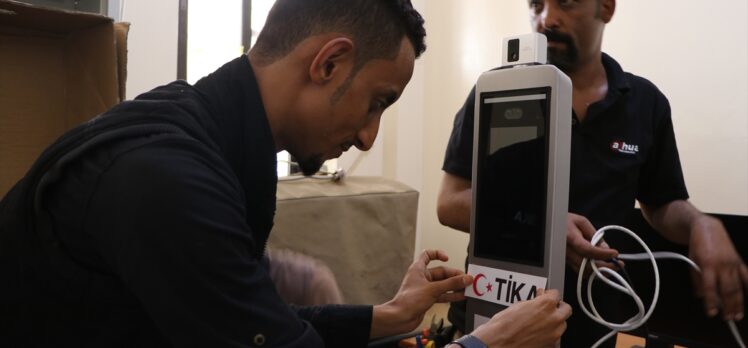 TİKA'dan Yemen'in Kovid-19'la mücadelesine termal kamera desteği