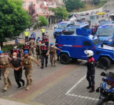 Zonguldak'ta 2 kişinin öldürülmesiyle ilgili 4 şüpheli adliyede
