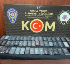 Adana'da kaçak 116 cep telefonu ele geçirildi
