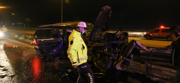 Anadolu Otoyolu'nda trafik kazası: 1 yaralı