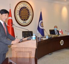 Ankara Üniversitesinden Japonya'nın Ankara Büyükelçisi Miyajima'ya “Dostluk Payesi”