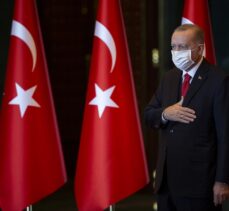 Cumhurbaşkanı Erdoğan, Cumhuriyet Bayramı tebriklerini kabul etti