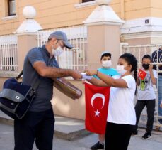 Edirne'de öğrenciler resim ve şiirlerle Azerbaycan'a destek verdi
