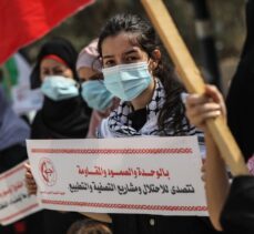 Gazze'de ulusal birliğin sağlanması talebiyle gösteriler yapıldı