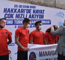 Hakkari'deki heyecan yaratan Türkiye Rafting Şampiyonası sona erdi