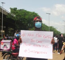 Nijerya'da hırsızlıkla mücadele için kurulan polis birimine karşı gösteriler devam ediyor
