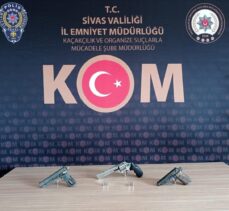 Sivas'ta silah kaçakçılığı operasyonunda 6 şüpheli yakalandı