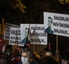 Sivil toplum kuruluşlarından Fransa'ya büyükelçilik önünde kınama