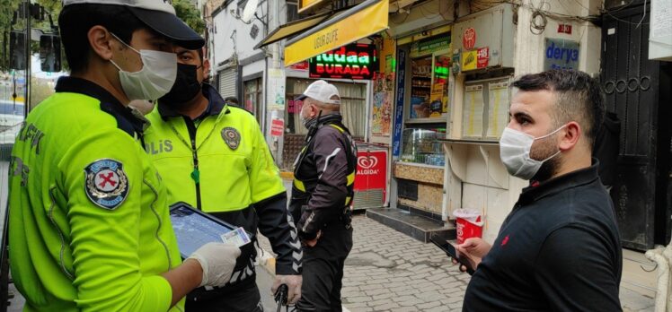 Taksim'de karantina ihlali yapan otobüs şoförü sağlık ekiplerine teslim edildi