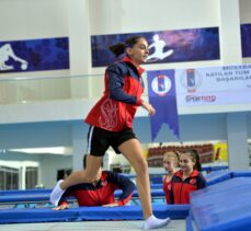 Trampolin Cimnastik Milli Takımı, 2021 Avrupa Şampiyonası'na Mersin'de hazırlanıyor