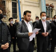 TÜGVA üyeleri, Fransa'nın İslam karşıtı tutumunu protesto etti