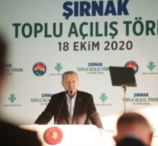 Cumhurbaşkanı Erdoğan Şırnak'ta Toplu Açılış Töreni'nde konuştu: (1)