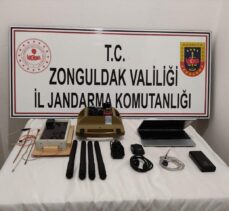 Zonguldak'ta izinsiz define arayan 6 kişi suçüstü yakalandı