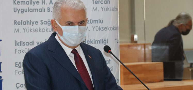 AK Parti İzmir Milletvekili Binali Yıldırım Erzincan'da konuştu:
