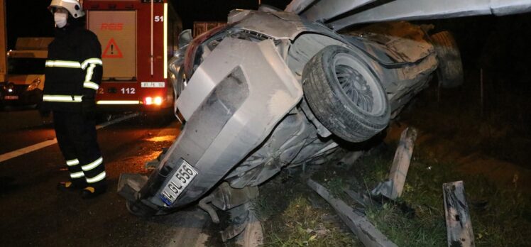 GÜNCELLEME – Anadolu Otoyolu'nda zincirleme trafik kazası: 9 yaralı