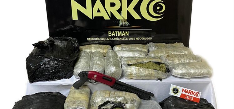 Batman'da 44 kilo 800 gram skunk ele geçirildi