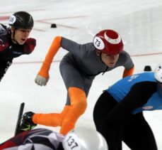 Buz pateninde Short Track Nene Hatun Kupası yarışları başladı