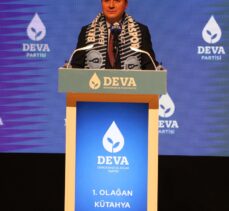 DEVA Partisi Genel Başkanı Ali Babacan, partisinin Kütahya İl Kongresi'ne katıldı