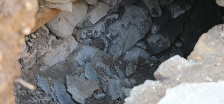 Düzce'deki antik kentte bebek iskeleti ve su arkı bulundu