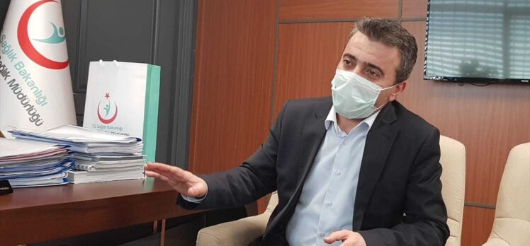 Erzurum Sağlık Müdürü Bedir'den Kovid-19'la mücadele eden sağlıkçılara anlamlı destek