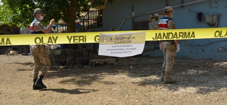Gaziantep'te iki haftada 534 ev Kovid-19 nedeniyle karantinaya alındı