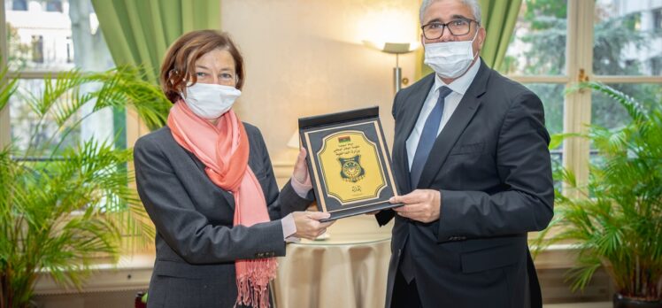 Libya İçişleri Bakanı Başağa, Fransa Savunma Bakanı Parly ile görüştü