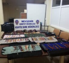 Nevşehir'de iş yerinden tespih ve yüzük koleksiyonunu çalan 2 şüpheli tutuklandı