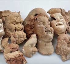 Ordu'da 2 bin 100 yıllık büst ve masklar bulundu