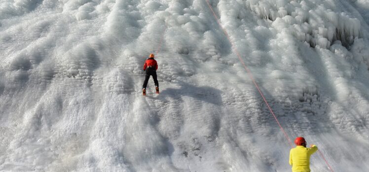 Palandöken'deki yapay buz parkı adrenalin tutkunlarını bekliyor