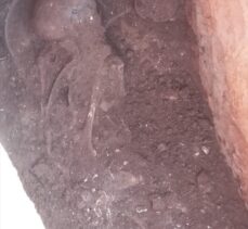 Perre Antik Kenti'ndeki kazılarda 1500 yıllık insan iskeleti bulundu