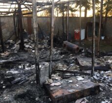 Samsun'da villada çıkan yangında bir kişi hayatını kaybetti