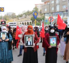 Şırnak'taki terör mağdurlarının HDP binası önündeki eylemine Diyarbakır annelerinden destek