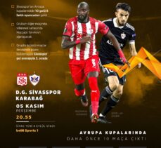 GRAFİKLİ – Sivasspor Avrupa'da 11. maçına çıkıyor