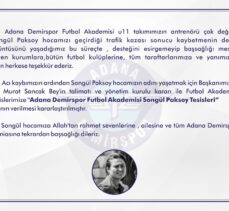 Songül Paksoy'un ismi, Adana Demirspor'un futbol akademisi tesislerine verildi