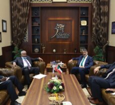 Sudan'ın Ankara Büyükelçisi Mustafa'dan KBÜ'ye ziyaret