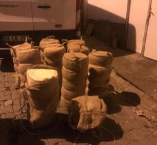 Tekirdağ'da mandıradan çalınan 587,5 kilogram kaşar peyniri bulunarak sahibine teslim edildi