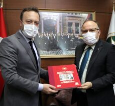 Zonguldak Valisi Tutulmaz AA Sakarya Bölge Müdürü Velioğlu'nu kabul etti
