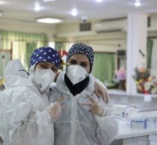 AA ekibi Tahran'da koronavirüs hastanesini görüntüledi
